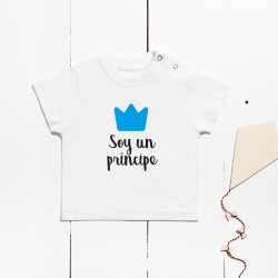 Short sleeve cotton t-shirt - I am a prince