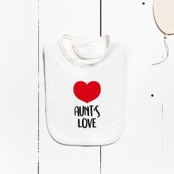 Cotton bib - Aunt's love