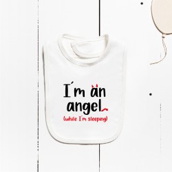 Bavoir en coton - Je suis un ange