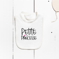 Bavoir en coton - Petite princesse