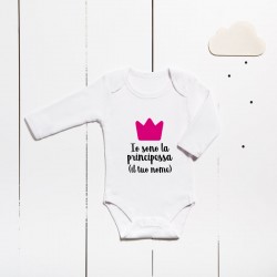 Cotton bodysuit - I am the princess (CUSTOMIZABLE)