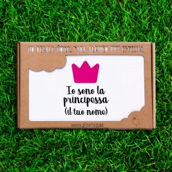 Nouveau-né 4 pièces - Je suis la princesse (PERSONNALISABLE)