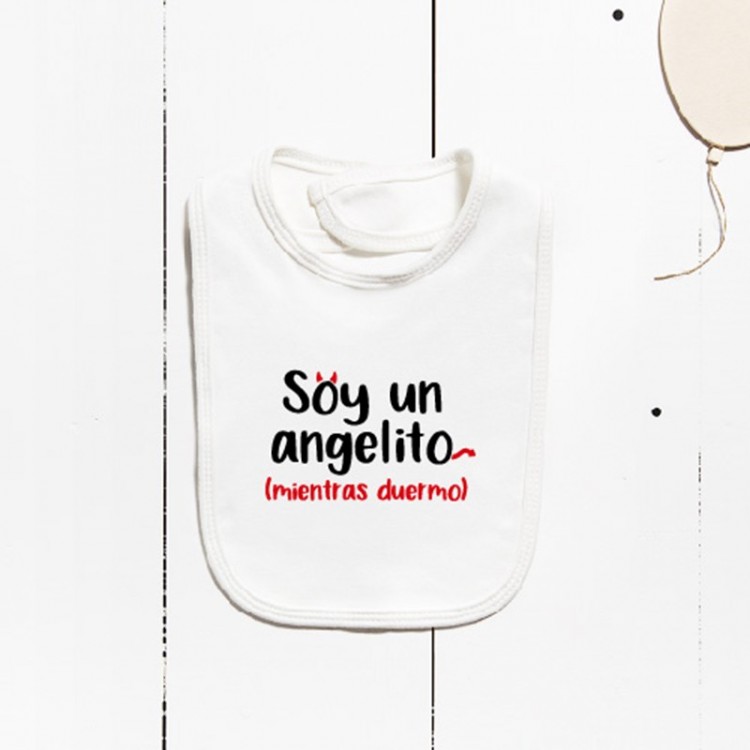 Babeiro algodón - Son un anxiño Babeiro algodón - Son un anxiño