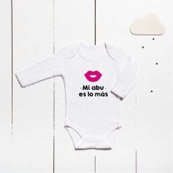 Body algodón - Mi abu es lo más (PERSONALIZABLE)