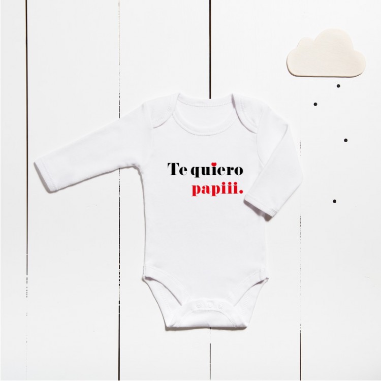 Body algodón - Te quiero... (PERSONALIZABLE) Body algodón - Te quiero... (PERSONALIZABLE)
