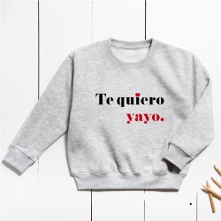 Sudadera Unisex Infantil - Te quiero (PERSONALIZABLE)