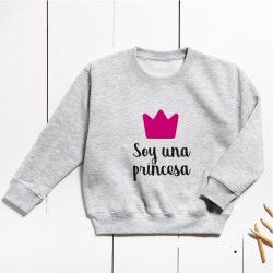 Sudadera Unisex Infantil - Soy una princesa