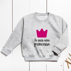 Sudadera Unisex Infantil - Soy una princesa