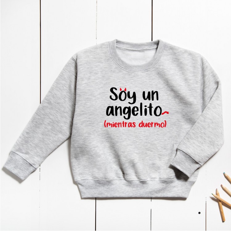 Sudadera Unisex Infantil - Angelito Sudadera Unisex Infantil - Angelito