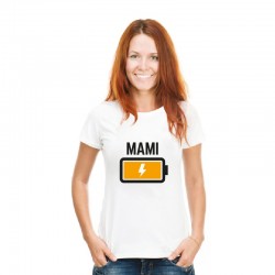 Camiseta mamá - Batería baja