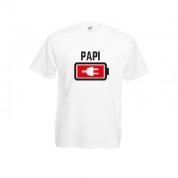 Camiseta papá - Batería baja