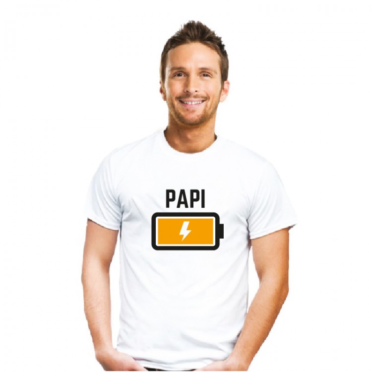 Camiseta papá - Batería baja Camiseta papá - Batería baja