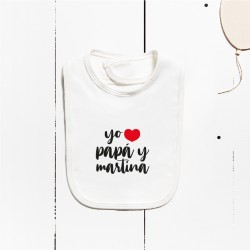 copy of Cotton bib - I´m the princess (CUSTOMIZABLE)