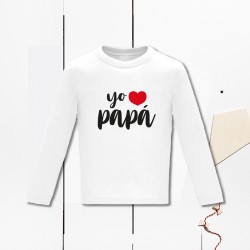 Camiseta algodón - Yo amo a... (PERSONALIZABLE)