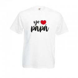 Camiseta papá - Yo amo a... (PERSONALIZABLE)