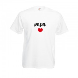 Camiseta papá - Corazón... (PERSONALIZABLE)
