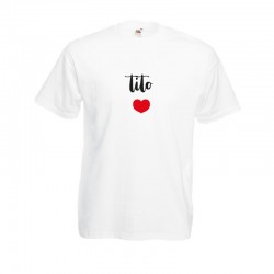 Camiseta papá - Corazón... (PERSONALIZABLE)