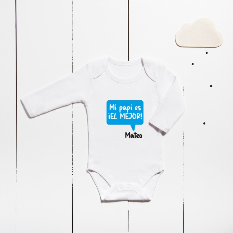 Body algodón - Mi papá es el mejor Body algodón - Mi papá es el mejor