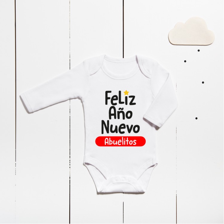 Body algodón - Feliz Año Nuevo (PERSONALIZABLE) Body algodón - Feliz Año Nuevo (PERSONALIZABLE)
